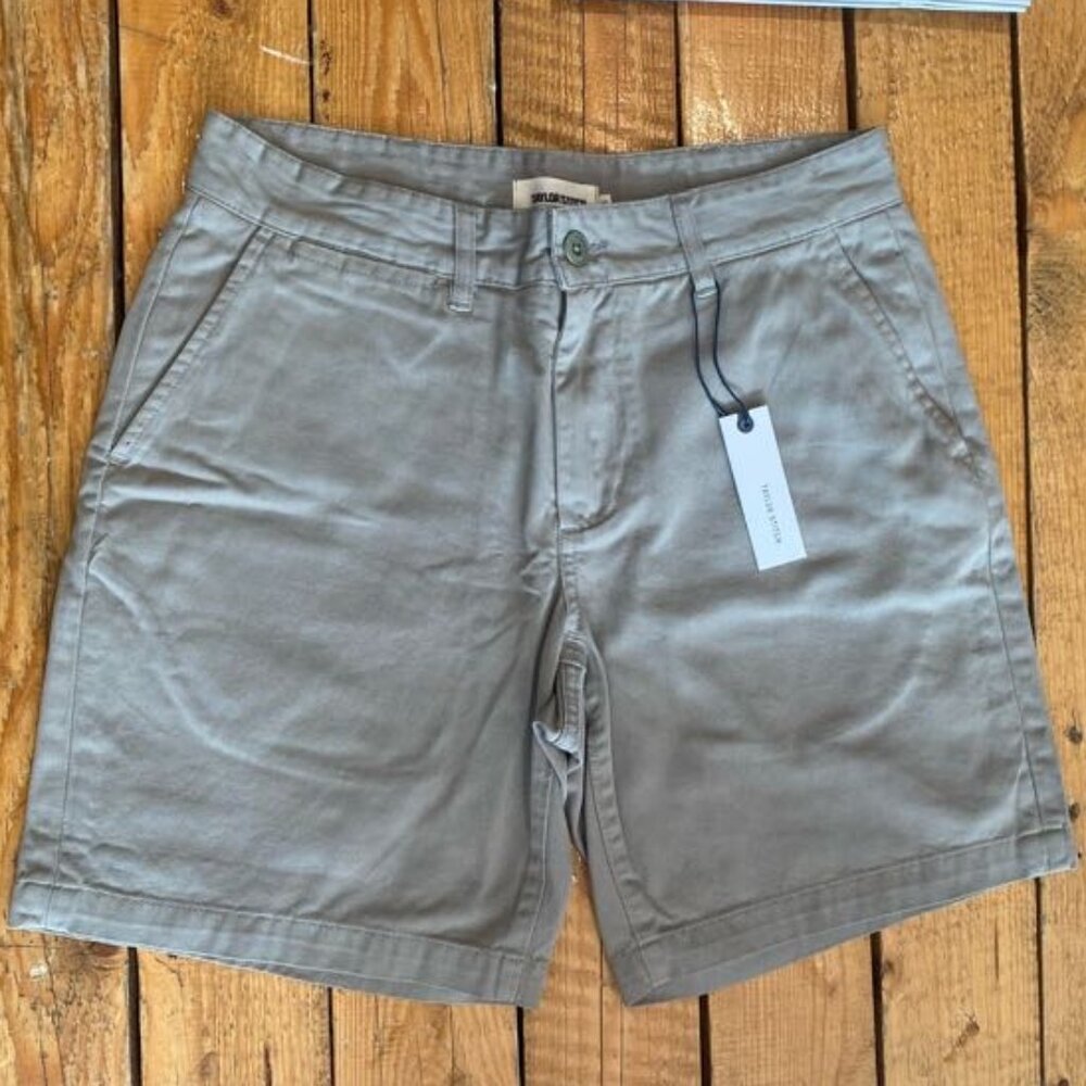 Taylor Stitch Foundation Short | Organic Sagebrush | Size 30, 32, 38 | NWT